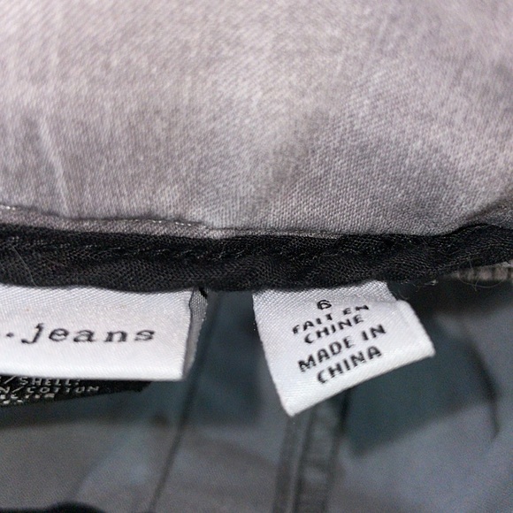 Tribal jeans white faded stone wash look Jeggings size 6 - Picture 6 of 7